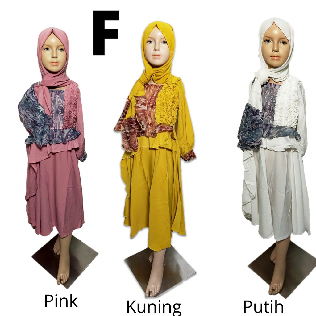 Termurah! Baju Muslim Anak Size 2 Tahun