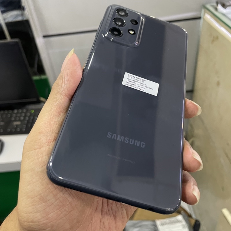 samsung a23 ram 6gb internal 128gb second mulus bekas pakai fullset original bawaan