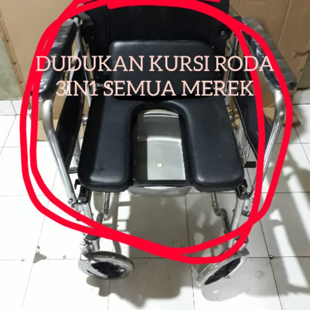 JOK DUDUKAN KURSI RODA 3IN1 SEMUA MEREK TEMPAT BAB KURSI RODA 3IN1