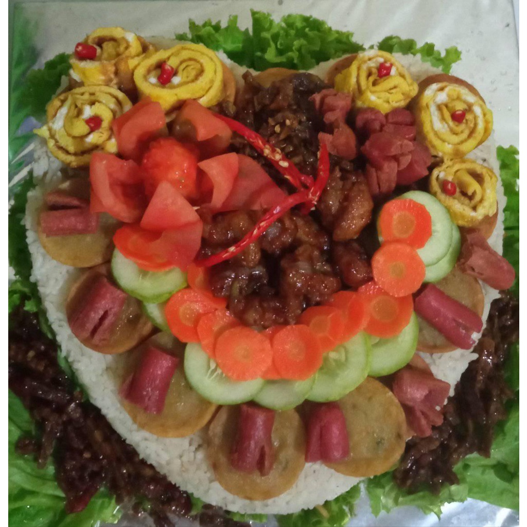 

Nasi Tumpeng Kuning Ukuran Besar Porsi Bervariasi