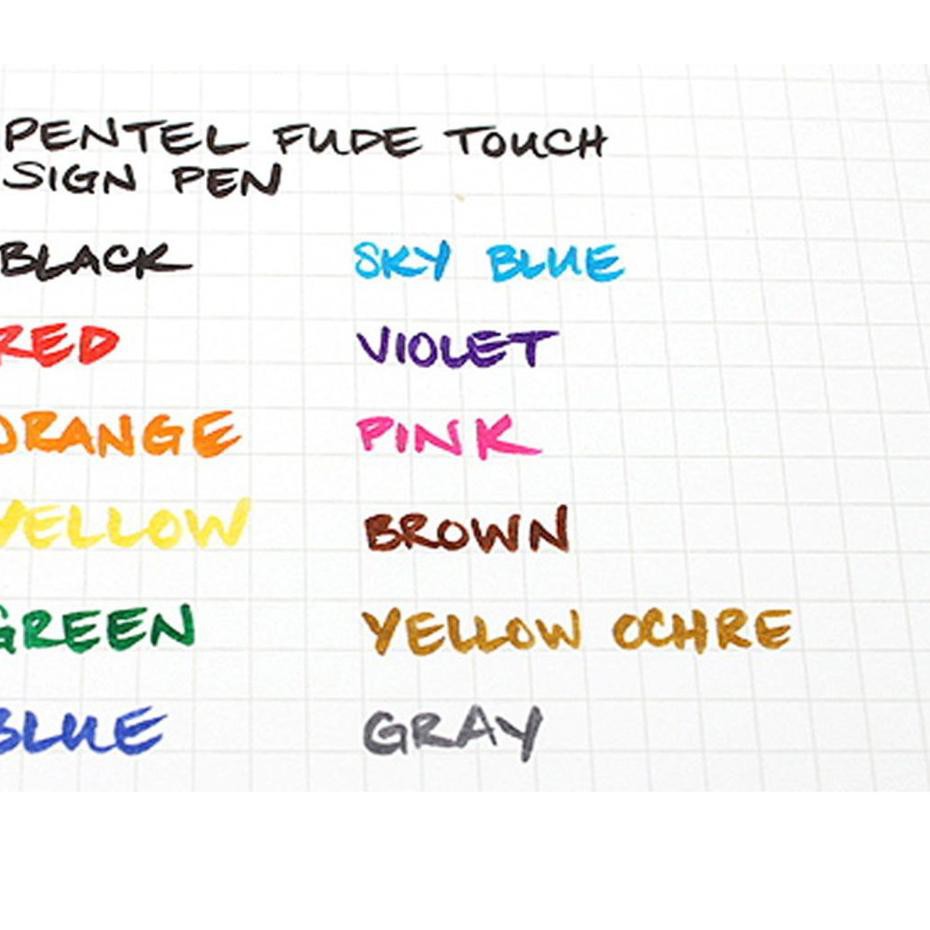 

BKN Pentel Touch Brush Sign Pen Colouring Kuas Spidol Lettering Doodle Murah Berkualitas WN Model Ba