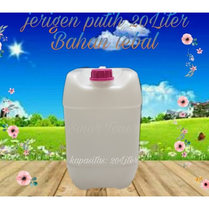 Jirigen 20 Liter / Jeriken 20 Liter / Jerrycan 20L Baru Tebal dan Kuat High Quality