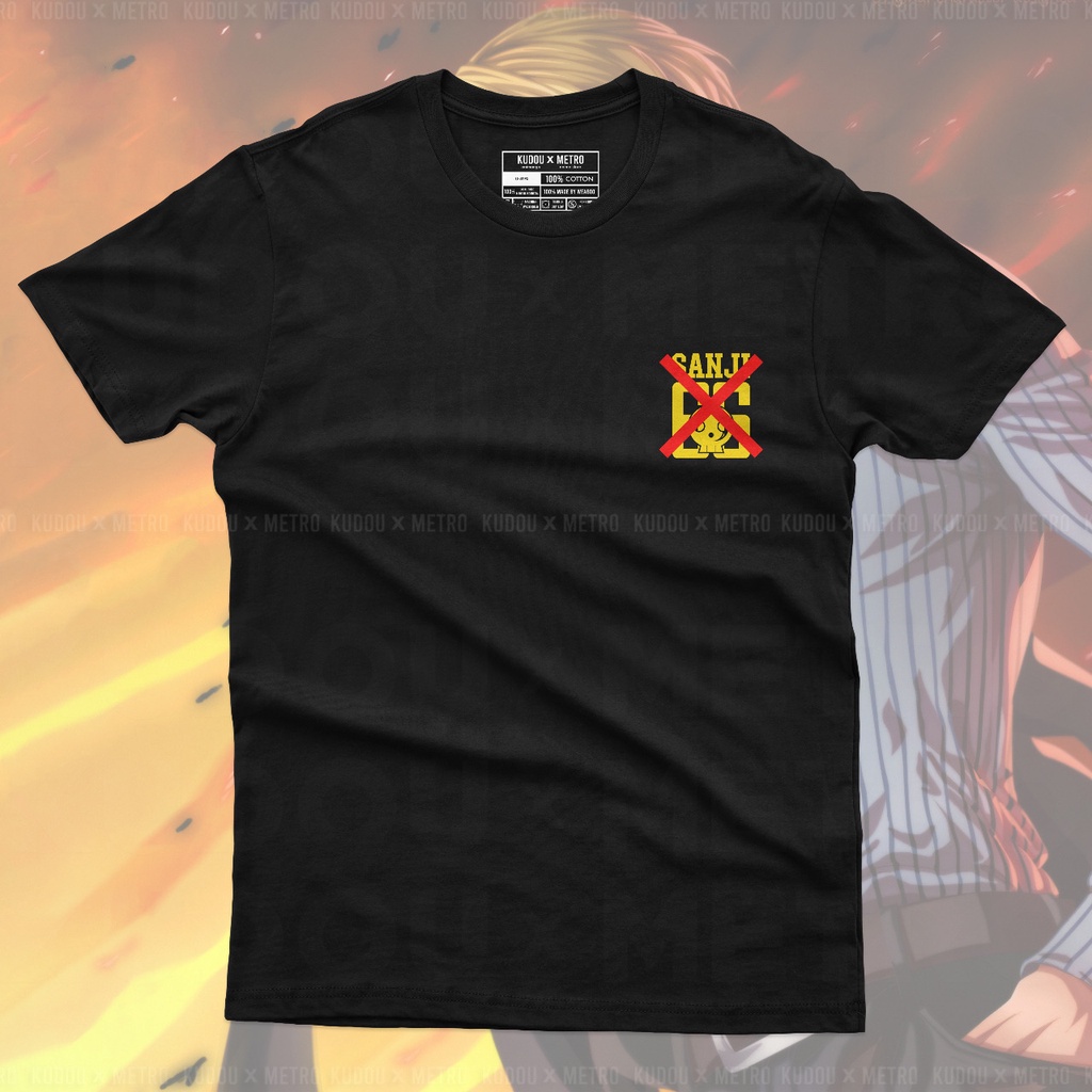 Kaos SANJI Anti Germa Anime Manga One Piece Unisex