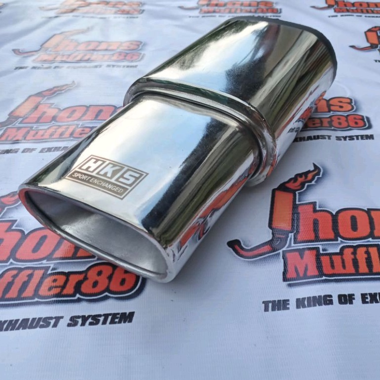 knalpot mobil knalpot racing mobil hks gepeng turbo galvanis kotak suara bass untuk semua tipe mobil