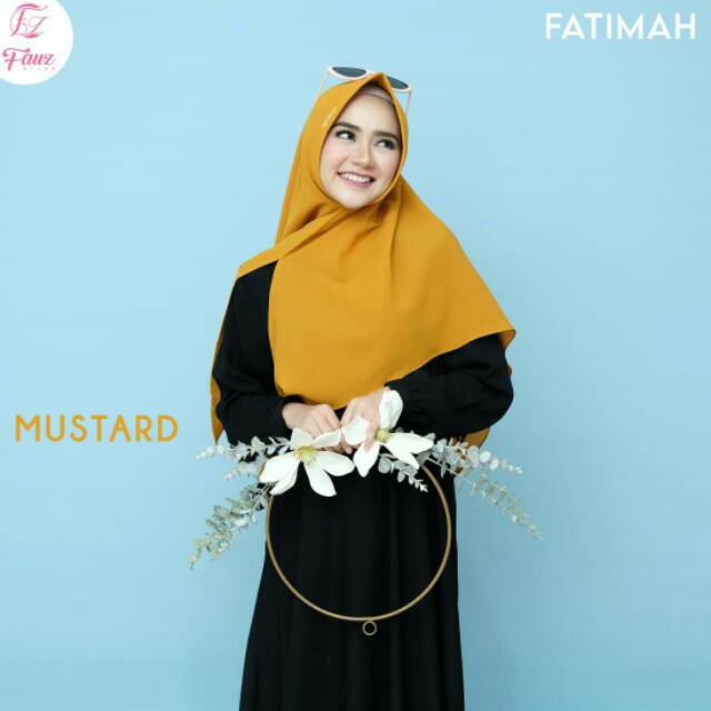 Bergo Fatimah by FAUZ hijab/ original/ khimar instant /hijab
