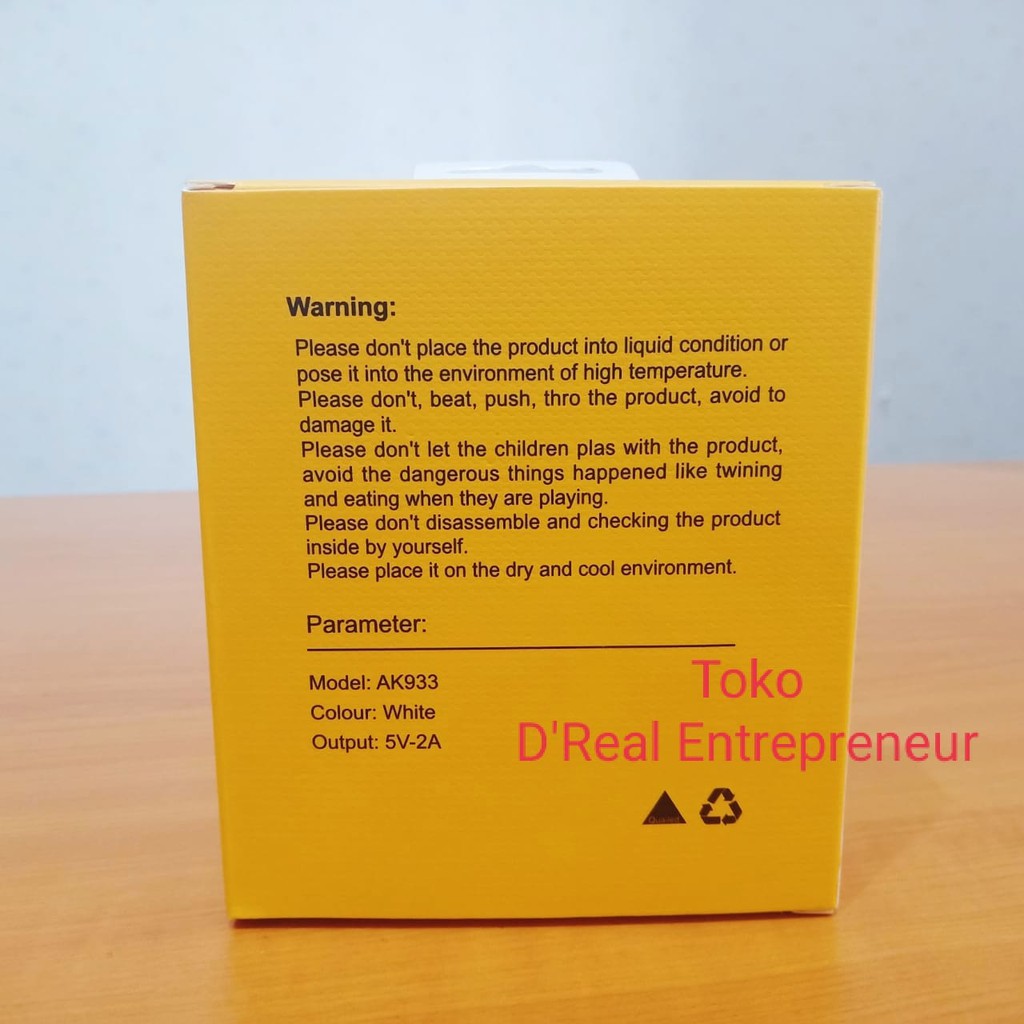 Charger Realme AK933 Micro Usb 2A Original Oem