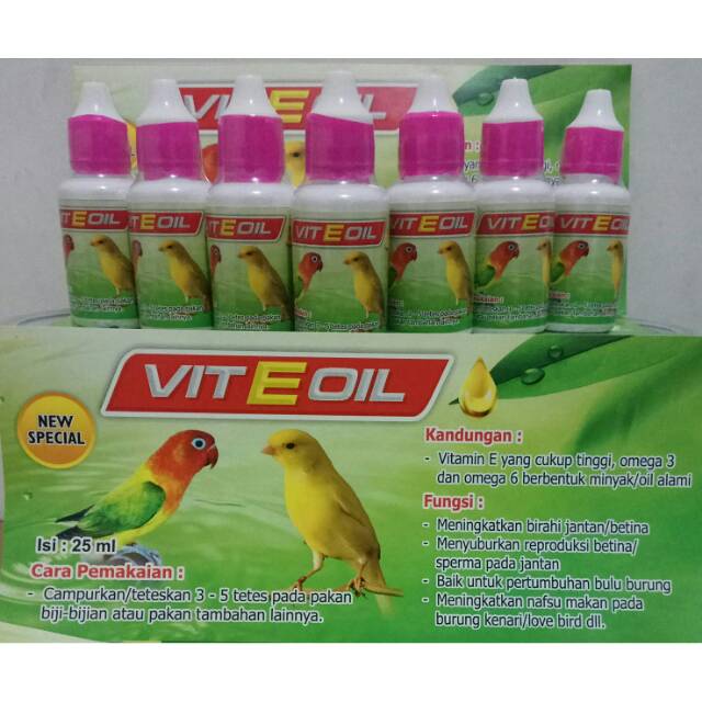 Vit E Oil Multivitamin Burung Shopee Indonesia