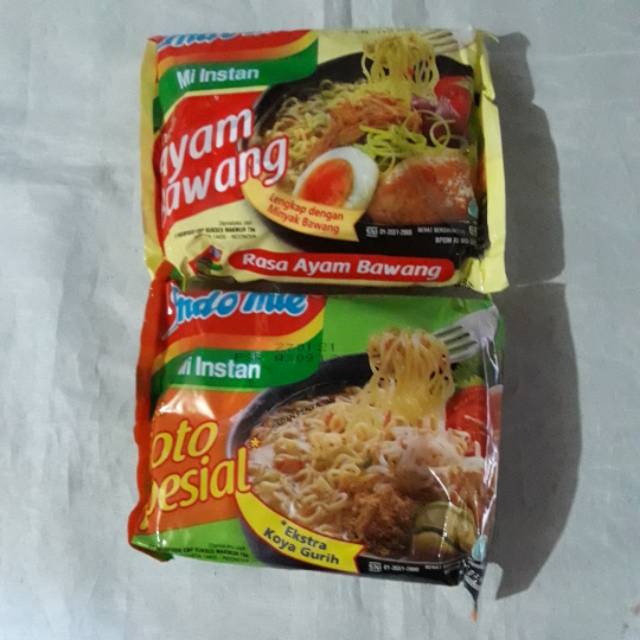 

INDOMIE Mie Instan rasa Soto Spesial / Ayam Bawang (5 pcs)