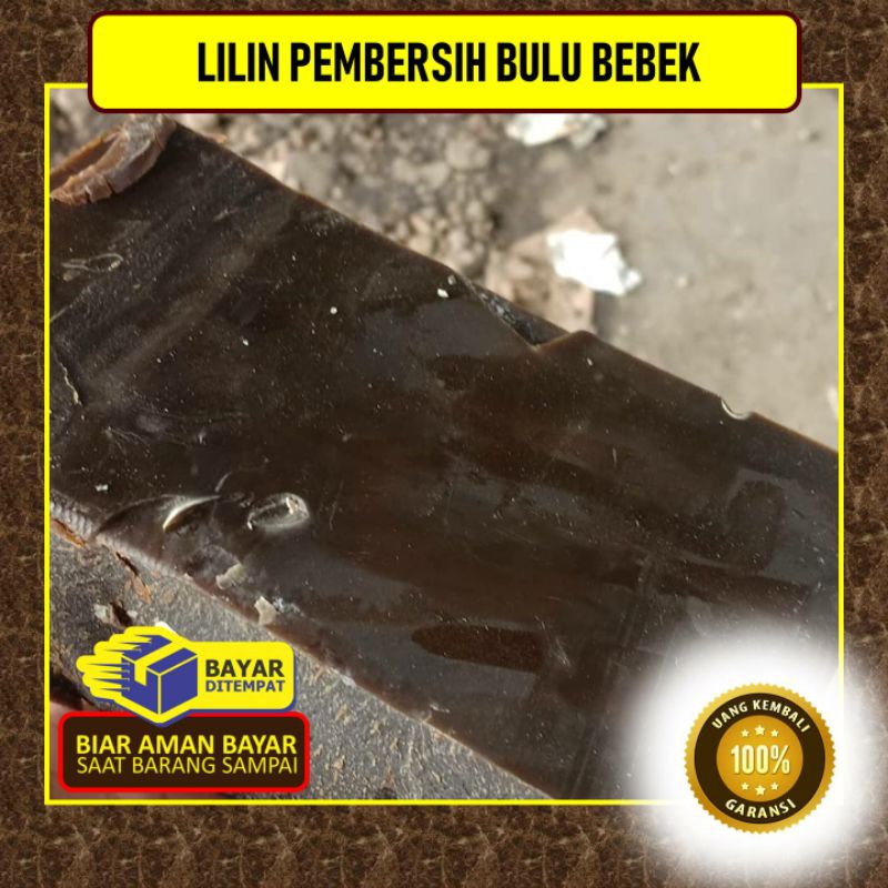 JUAL MALAM / LILIN SONGKA BEBEK WARNA HITAM Utk Membersihkan Bulu Halus Bebek Secara Mudah dan Cepat