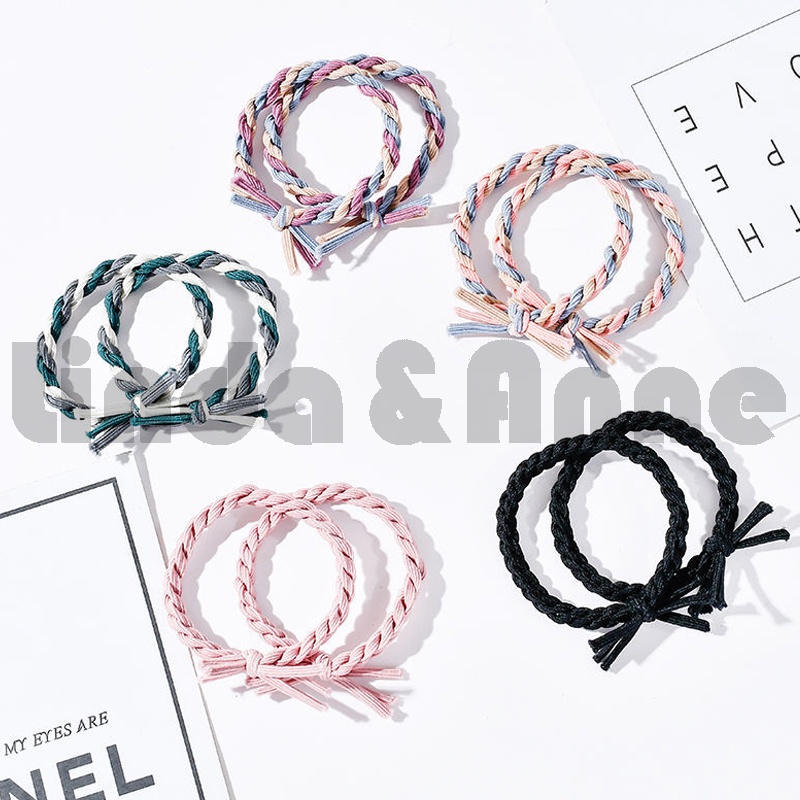 Ikat Rambut Korea Wanita Kepang Model Gelang Fashion Hair Accessories Import