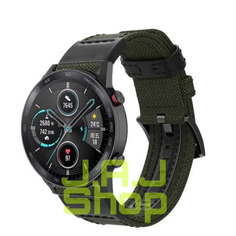 STRAP WATCH BAND TALI JAM NILON NYLON WOVEN HONOR MAGIC WATCH 2 46MM TALI JAM TANGAN