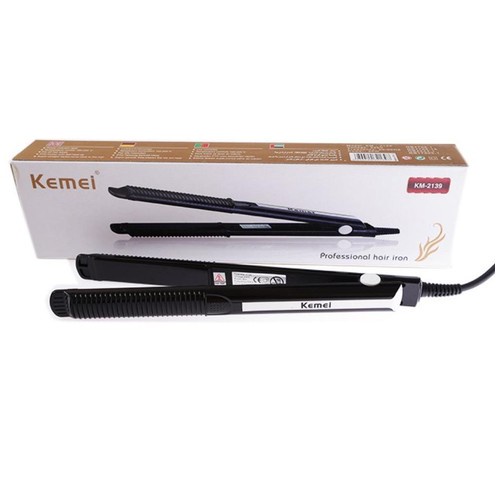 Catokan Kemei 2 IN 1 Lurus Curly Gulung Rambut