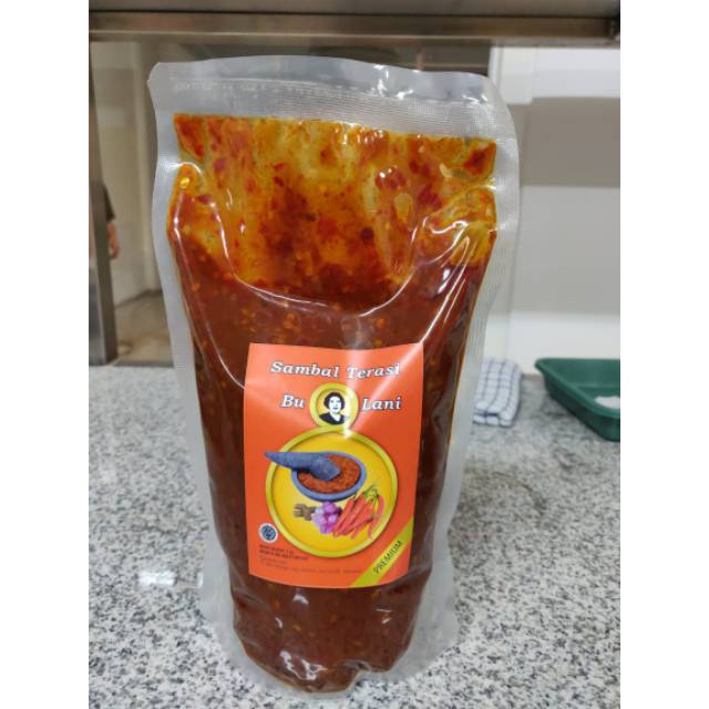 

SAMBAL BU LANI SAMBAL TERASI BU LANI PREMIUM 1 KG #Sambalbulani