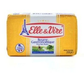 

elle & vire butter unsalted 200g