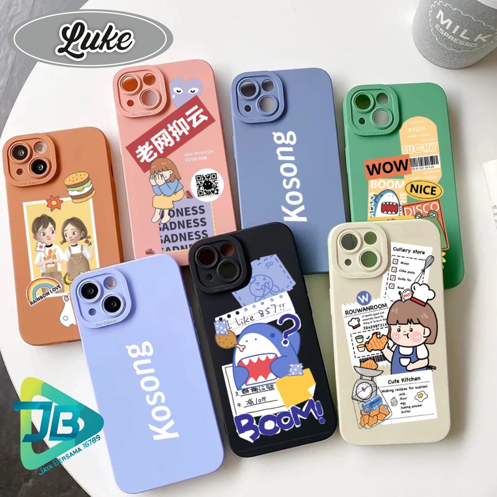 SOFTCASE CASE SILIKON PROCAMERA LUKE OPPO VIVO SAMSUNG REALME XIAOMI IPHONE INFINIX ALL TYPE JB5617