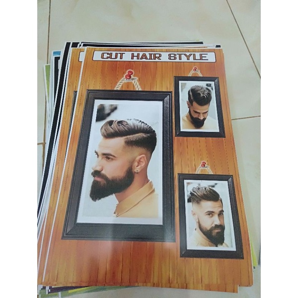 poster potong rambut barbershop