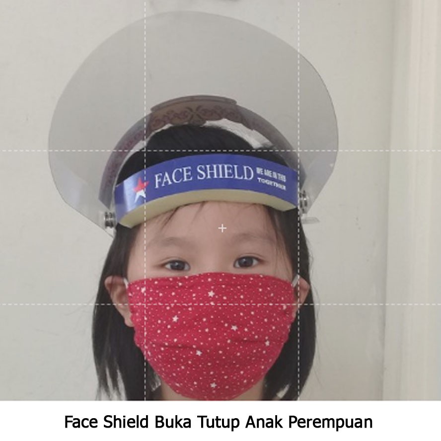 FACE SHIELD ANAK BUKA TUTUP BISA CUCI