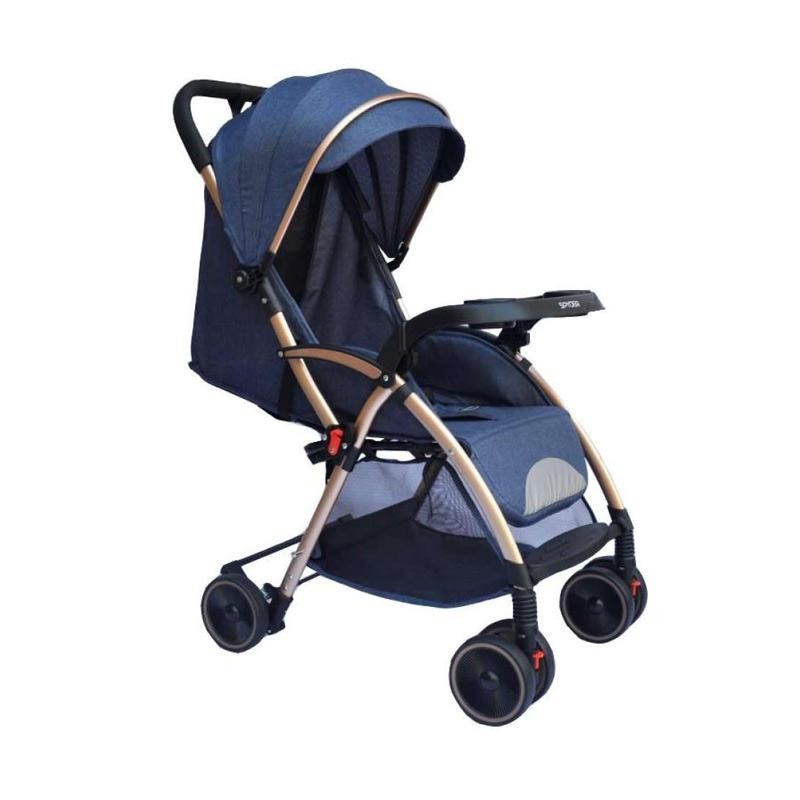 Makassar - Stroller Pliko Spyder 297 Gold Frame Kereta Dorong Bayi