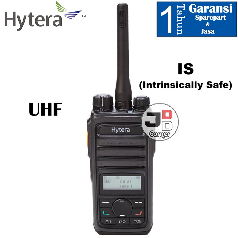Hytera PD568 UL913 IS UHF 400 ORIGINAL Baru Garansi 1 Tahun Intrinsically Safe PD 568