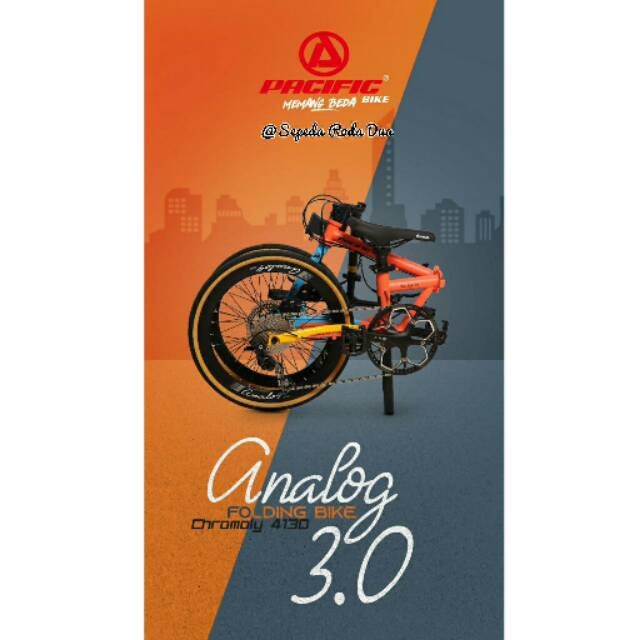 Sepeda Lipat Analog 3.0 Pacific (20")