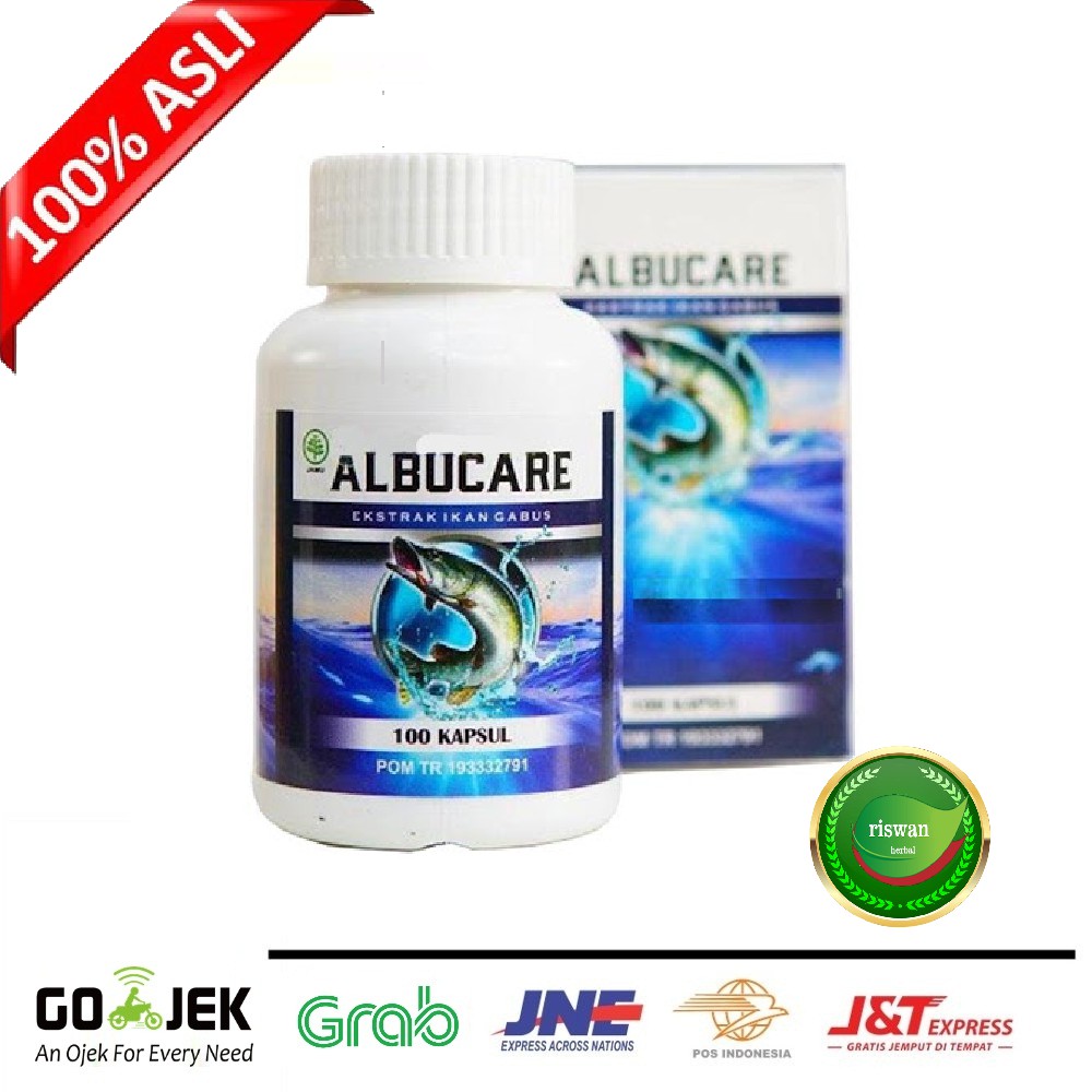 Kapsul Kutuk Albumin Isi 100 | Kapsul Ekstrak Extra Ikan Gabus Kutuk Bukan Pro Albumin/Albumin fit