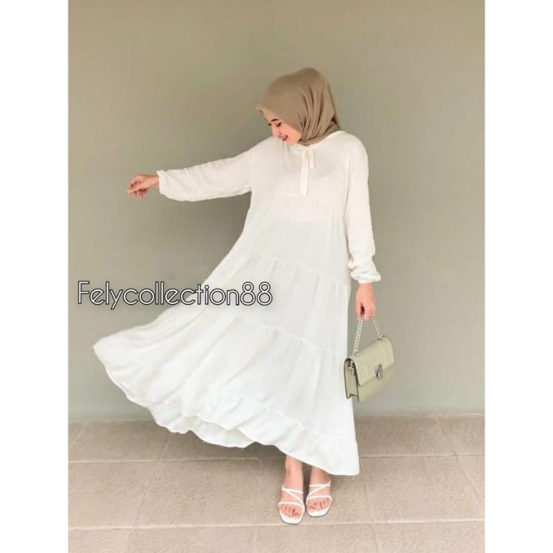 Rachel midi dress,Busui,gamis terbaru