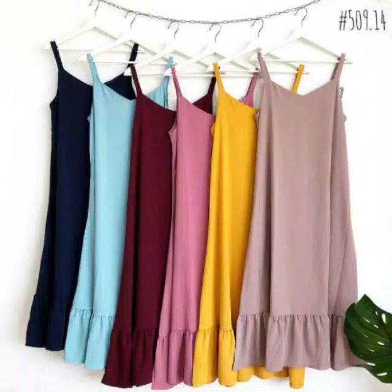 BAJU TUNIK OVERSIZE RENDA BAWAH /DRESS WANITA