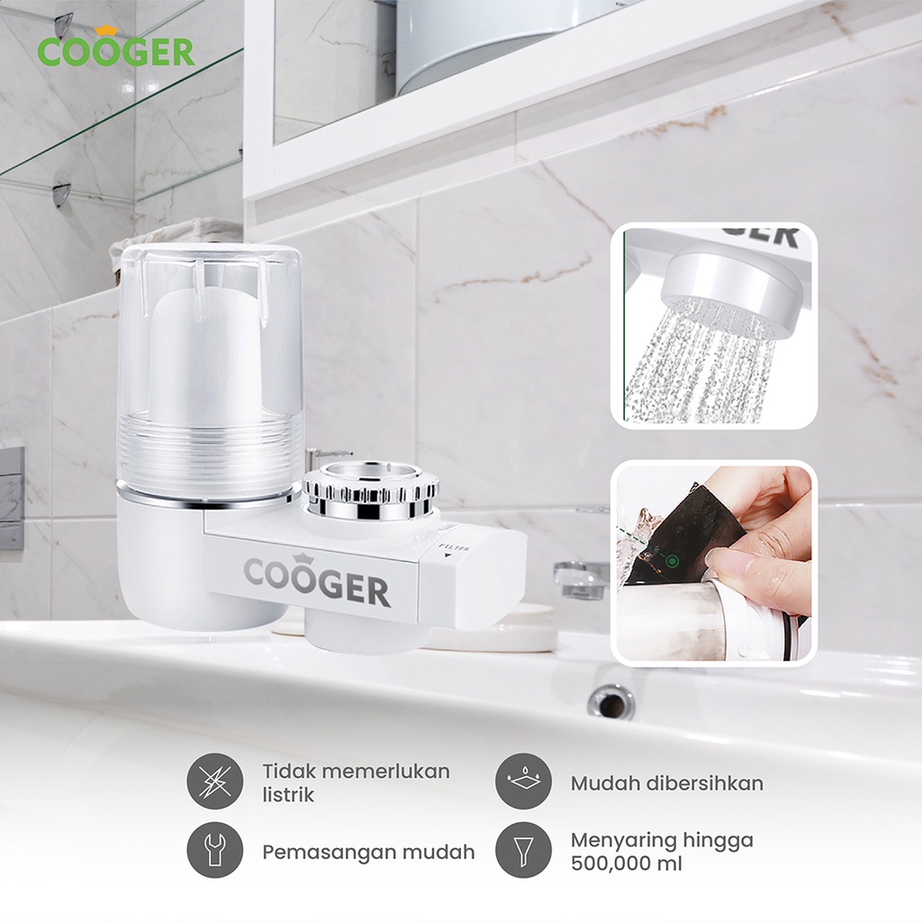    proses cepat   cooger filter air kran alat penyaring dan filter kran water purifier water faucet