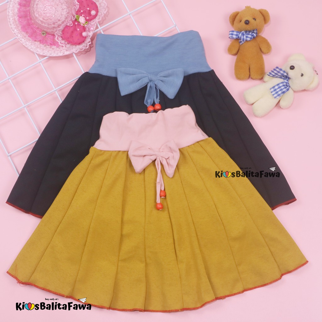 Rok Pita Bianca uk. 2-3 Tahun / Rok Bawahan Pendek Motif Anak Perempuan Cewek Murah Skirt Grosir