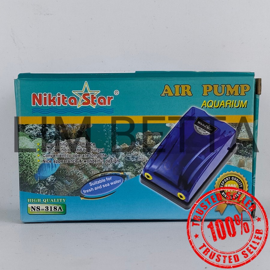 ( NS-318 A ) AERTAOR NIKITA 2 LUBANG NS-318 A / AERATOR / AIR PUMP