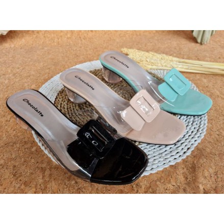 SANDAL HAK KACA / SANDAL WANITA