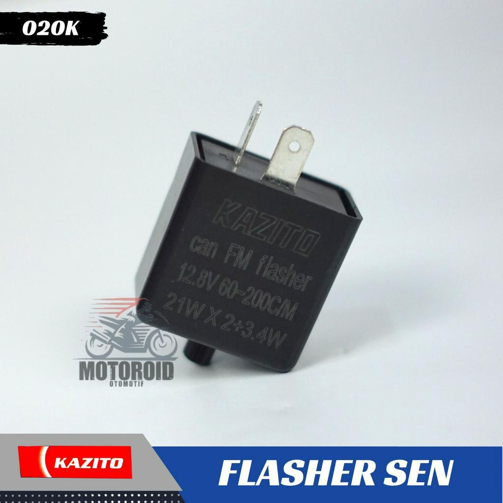 Flasher RELAY CAN FM FLASHER setelan stelan 12.8V 60-200CM 21W X 2+3.4W  SEN KAZITO 1 PCS KEDIP LAMPU SEN CEPAT