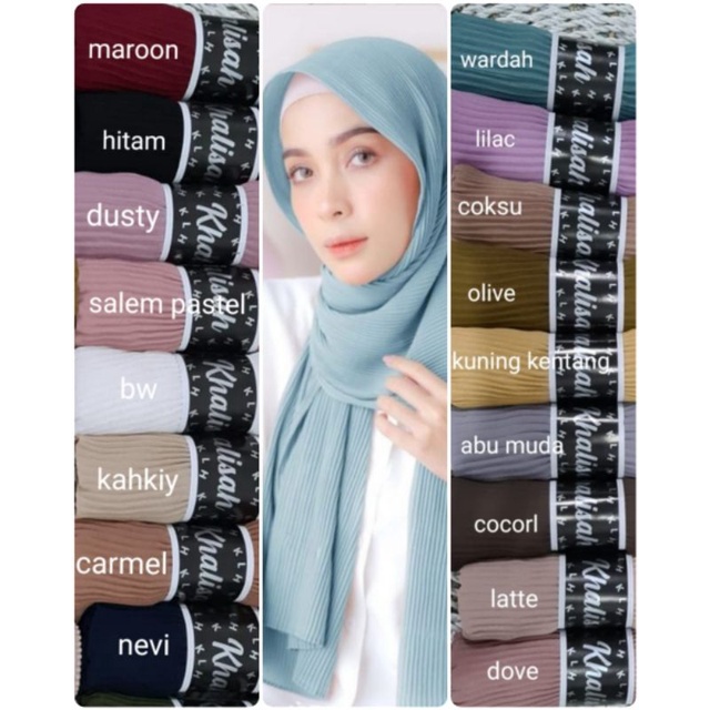 jilbab pashmina baby doll plisket