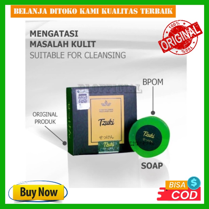 TZUKI TSUKI SUKI SOAP SABUN PEMUTIH WAJAH DAN BADAN ASabun Tzuki Soap Pemutih Kulit Wajah Dan Badan