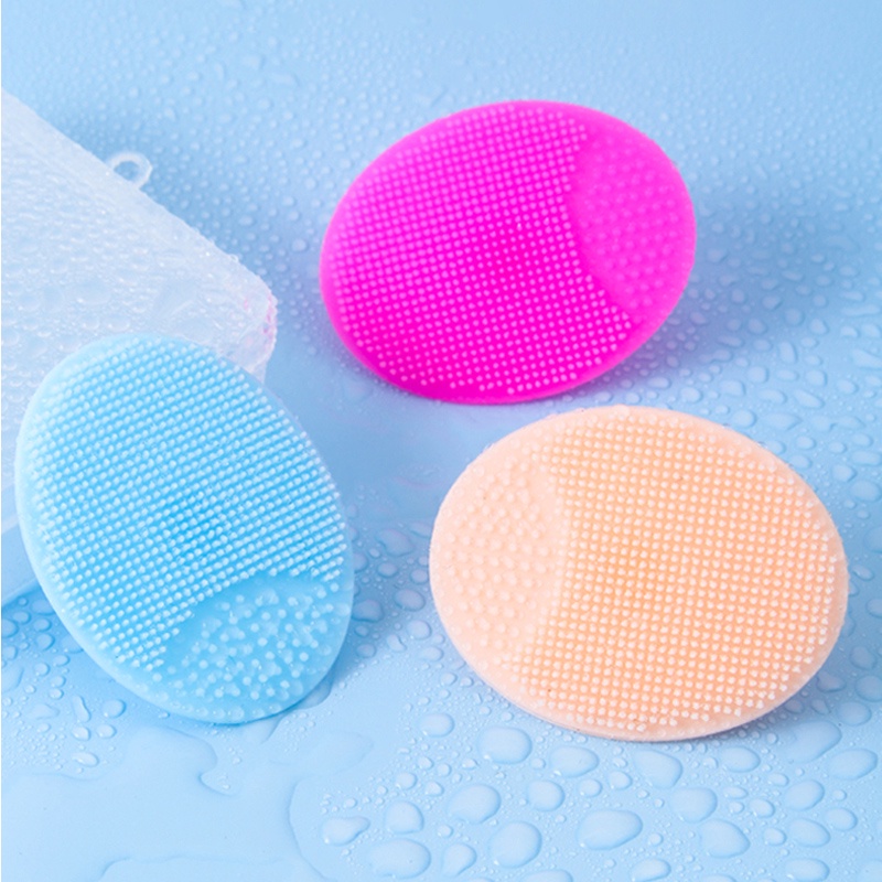 HIPPO LAND Sikat Wajah Pembersih Komedo Silicone Sikat Pembersih Muka Facial Pad 222