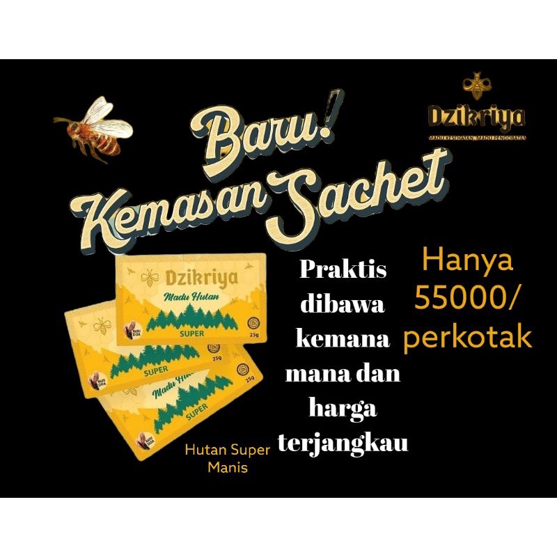 

Madu Dzikriya Sachet Hutan Manis