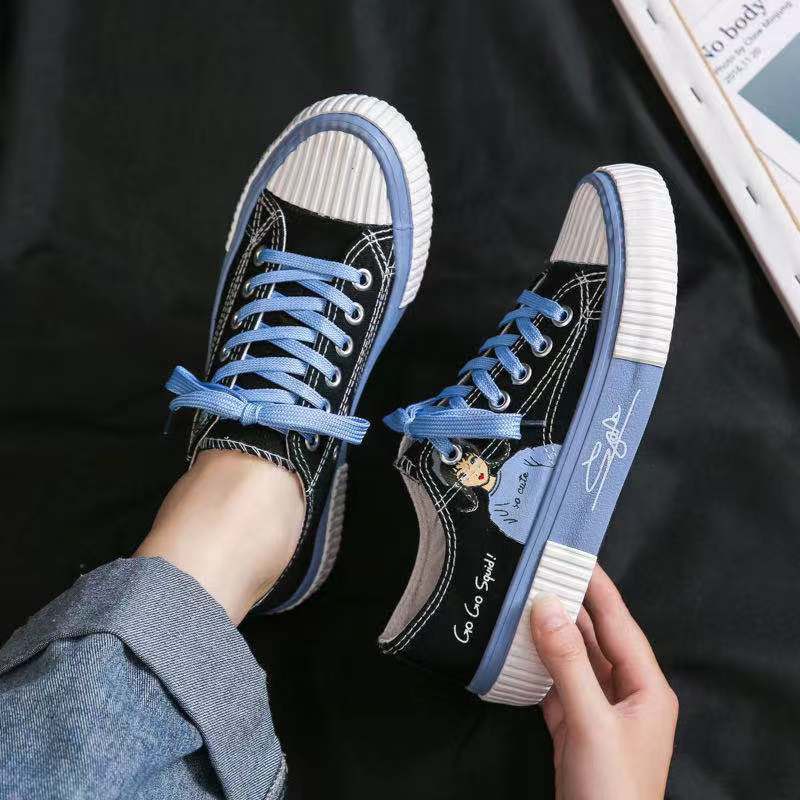 Sepatu Sneakers Wanita So cute Gogo Squid Kanvas-3