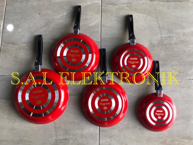 Teflon Wajan Maxim Valentino 18,20,22,24,26CM