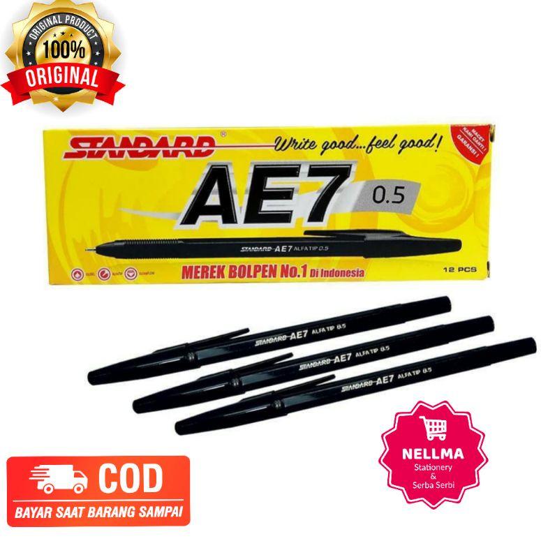 

PROMO MURAH Pulpen Standart AE7 Hitam isi 12 pcs 3692 ↖