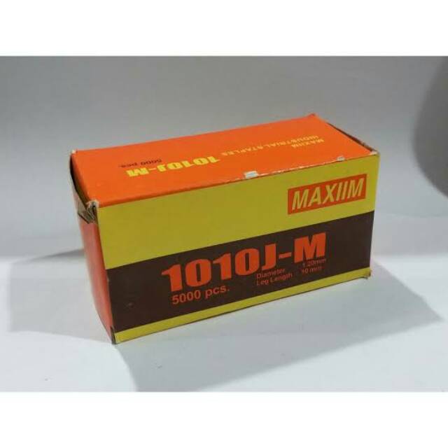 

Isi Ulang Paku Tembak MAXIIM 1010 J Isi Stapler 10 mm / Staples Paku Tembak Model U