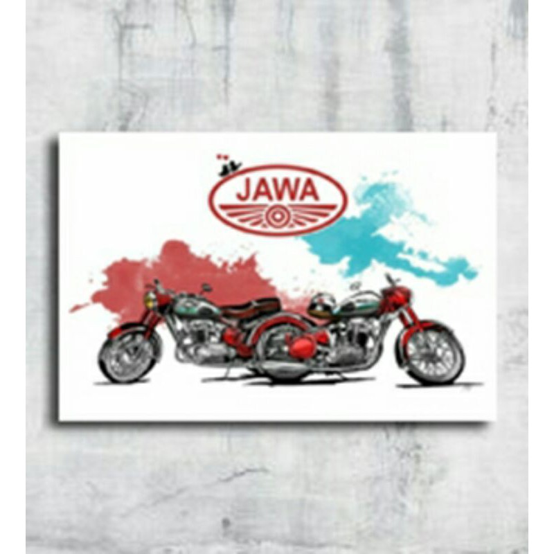Poster Dinding Honda Motor Jawa