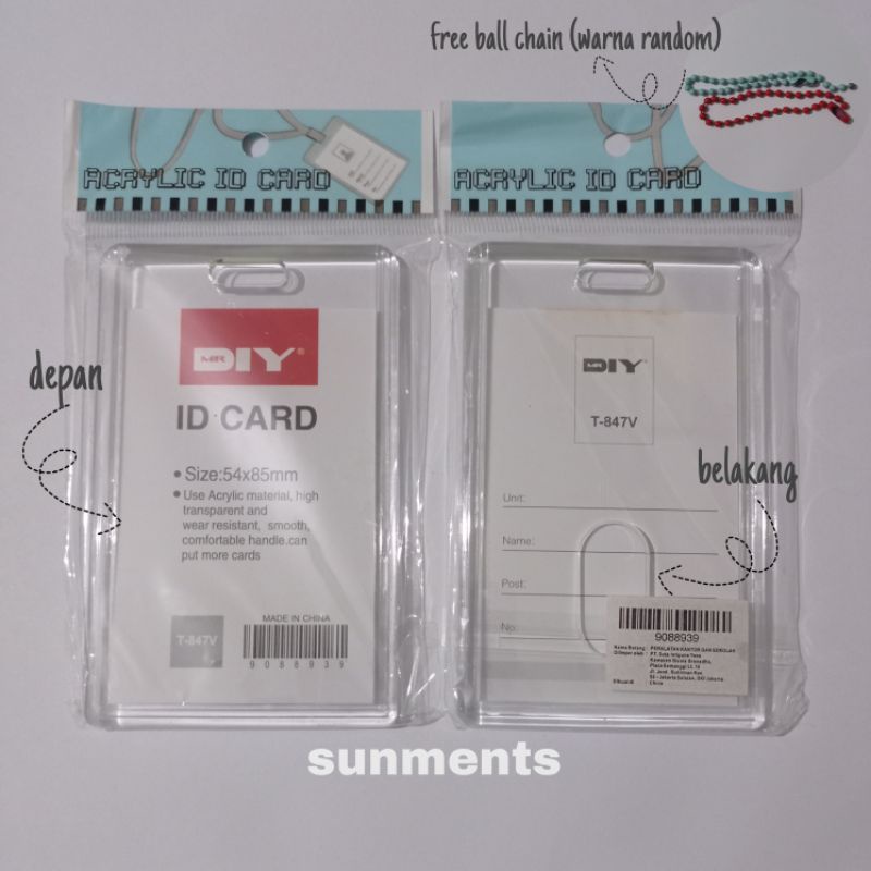 

acrylic akrilik photocard holder