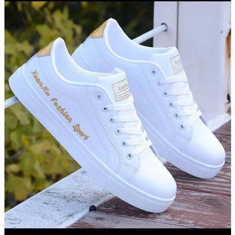 sepatu casual kets sport pria senji Kare kazoku 2022 terbaru-GOLD