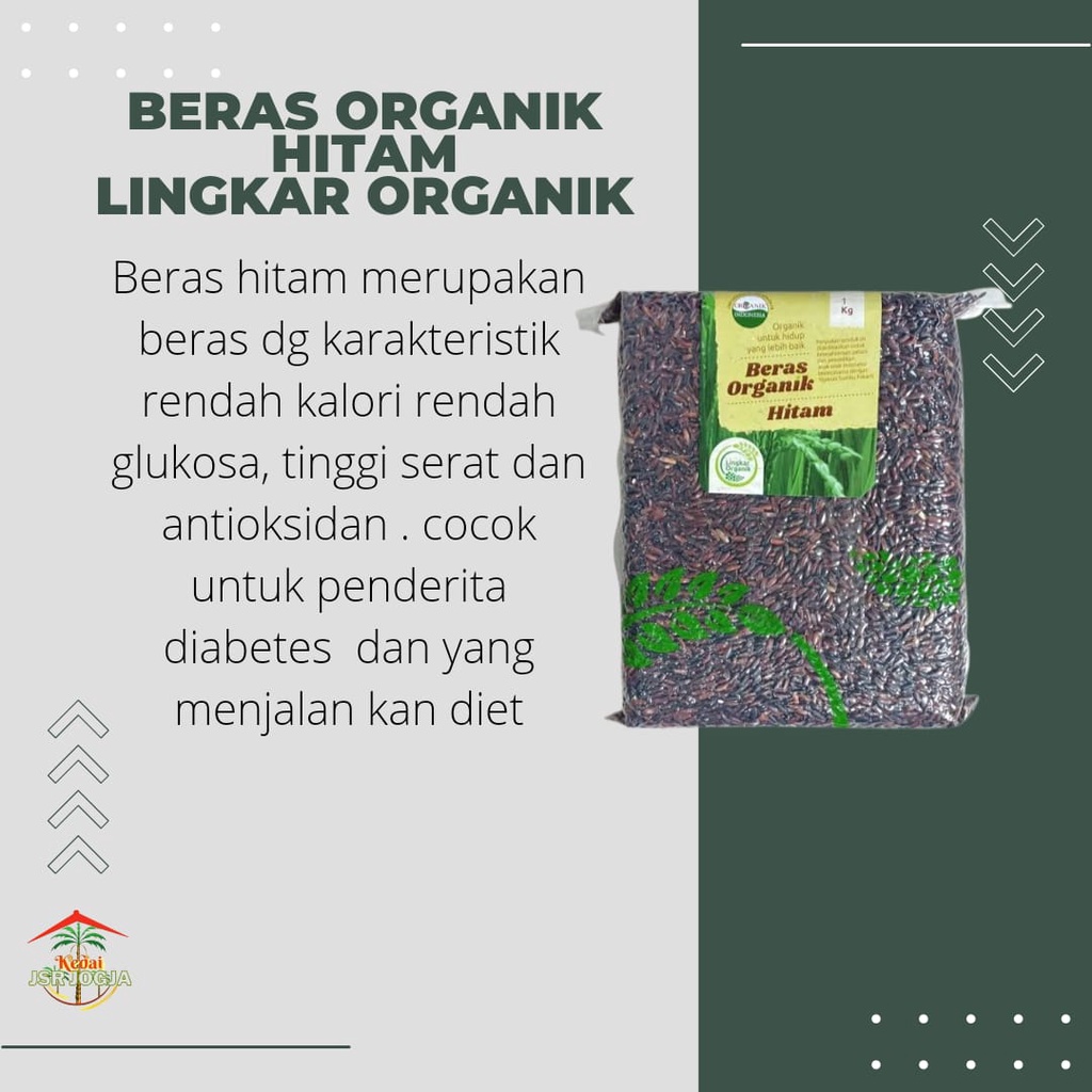 Lingkar organik Beras Hitam 1 kg