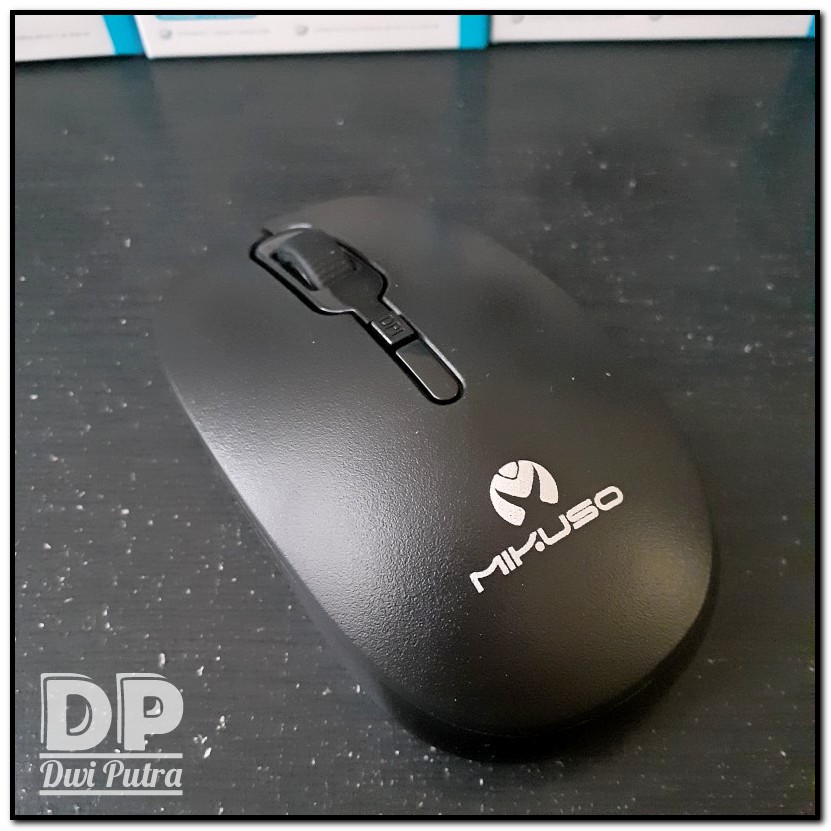 MOUSE WIRELESS MIKUSO W085 2.4GHz // ERGONOMIC DESIGN // BEST KEYBOARD COMPANION