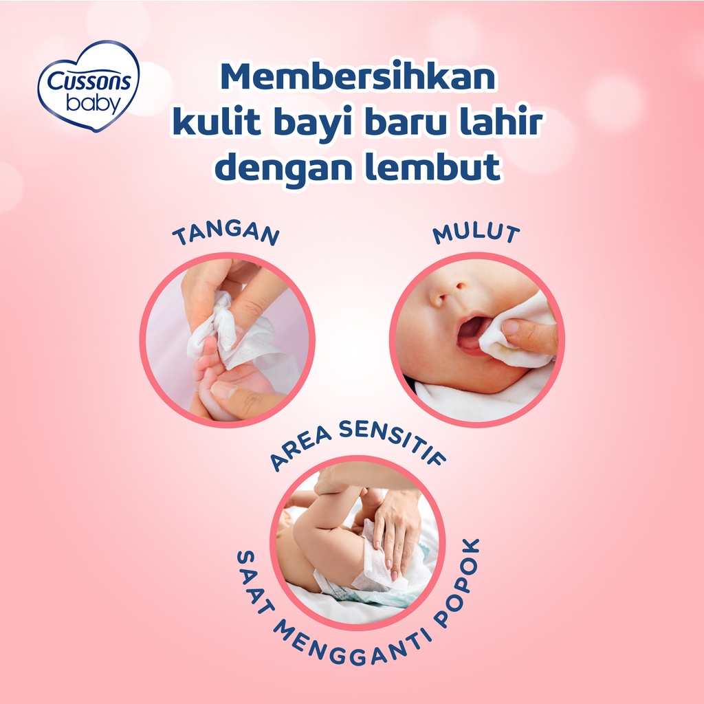 Cussons Wipes Tissue Basah Tisu Baby Wipe Tissu Newborn Perlengkapan Bayi Baru Lahir New Born 50 S Murah Mandi Ganti Popok Peralatan BunBunBabyShop