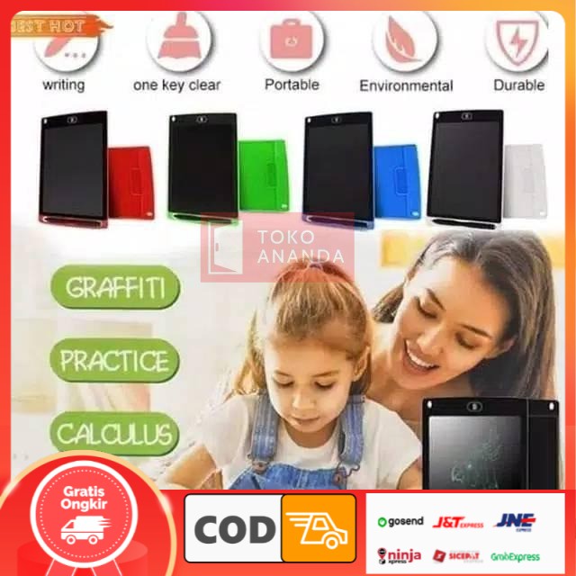 

FREE ONGKIR PAPAN TULIS HAPUS WRITING BOARD TABLET DIGITAL LCD L