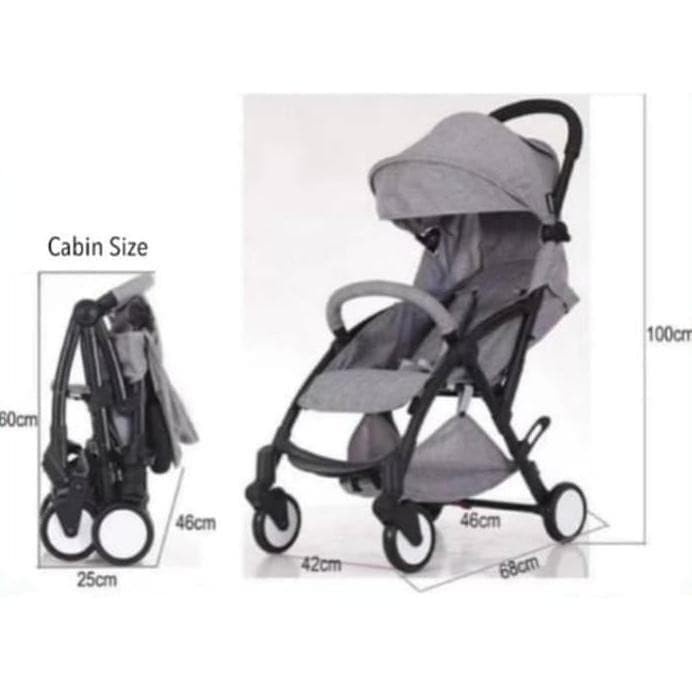 Space Baby Stroller Miwen 508 / Stroller Kereta Dorong Bayi / Perlengkapan Travelling Bayi (Tersedia varian warna)