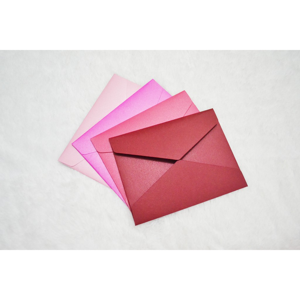 

Amplop Seri Warna Pink / Shimmering Envelope Pink Series