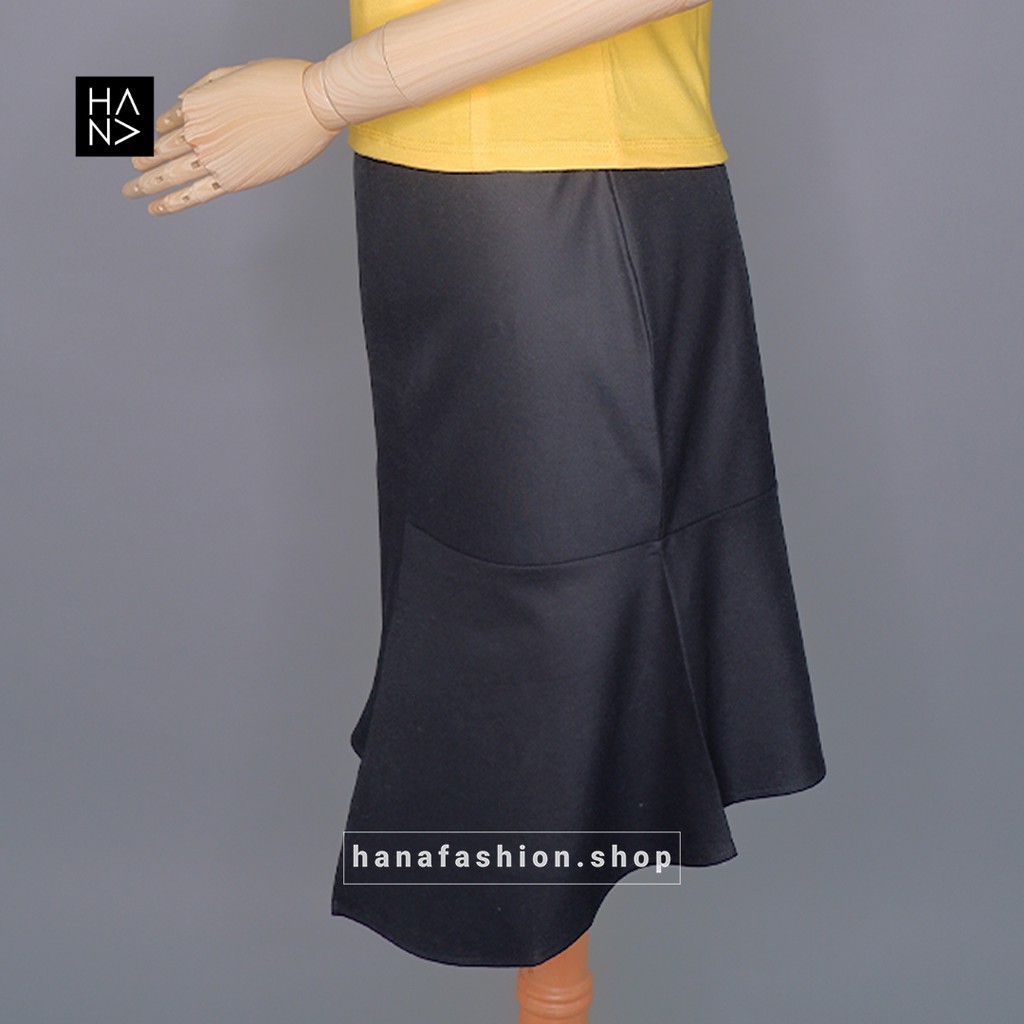 HanaFashion JKT - Long Short Mini Flare Skirt Rok Midi Wanita - SK006